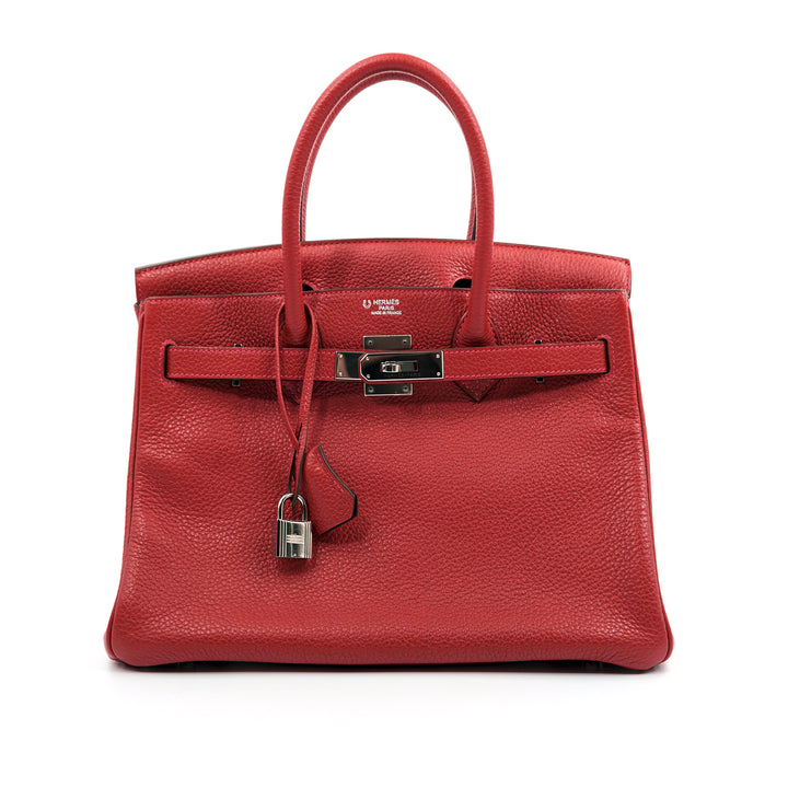 Hermès Birkin 30 in Togo with Palladium Hardware Bag