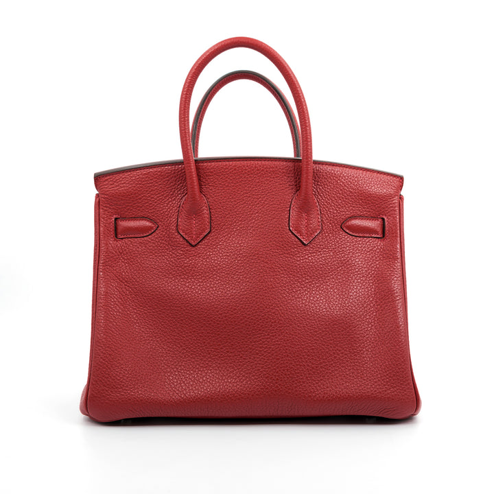 Hermès Birkin 30 in Togo with Palladium Hardware Bag