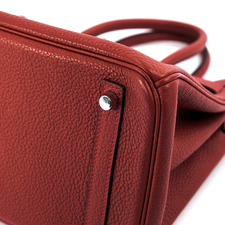 Hermès Birkin 30 in Togo with Palladium Hardware Bag