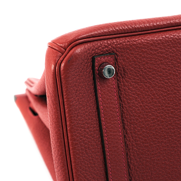 Hermès Birkin 30 in Togo with Palladium Hardware Bag