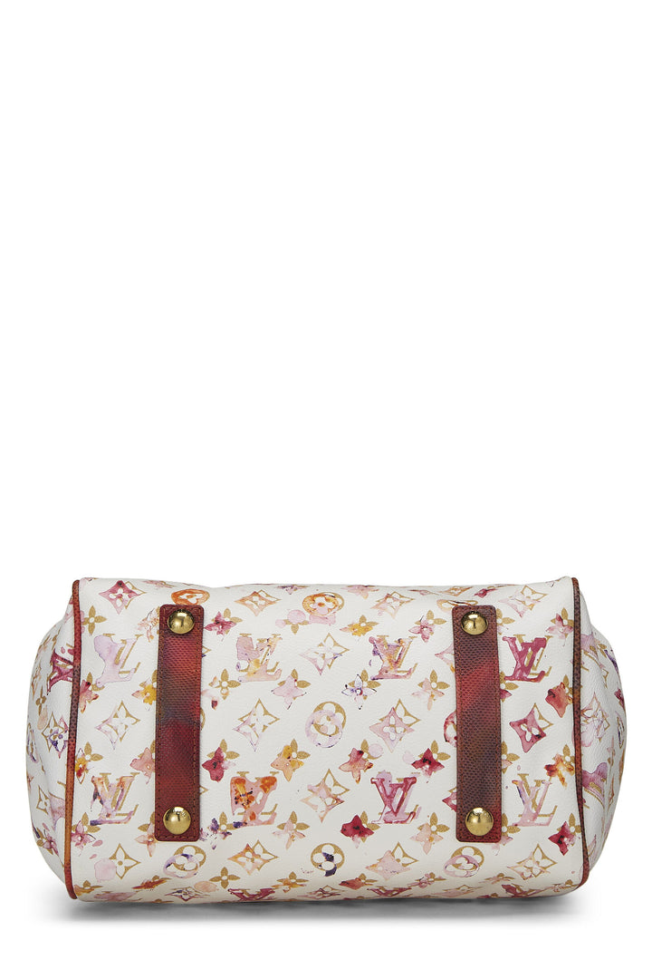 RICHARD PRINCE X LOUIS VUITTON MONOGRAM WATERCOLOR FRAME SPEEDY 30