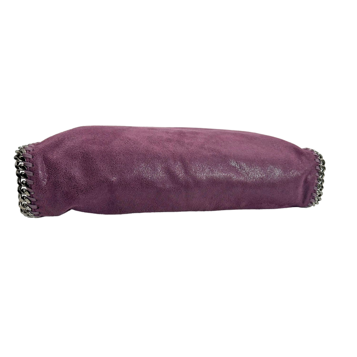 STELLA MCCARTNEY PURPLE FAUX LEATHER MEDIUM FALABELLA TOTE BAG