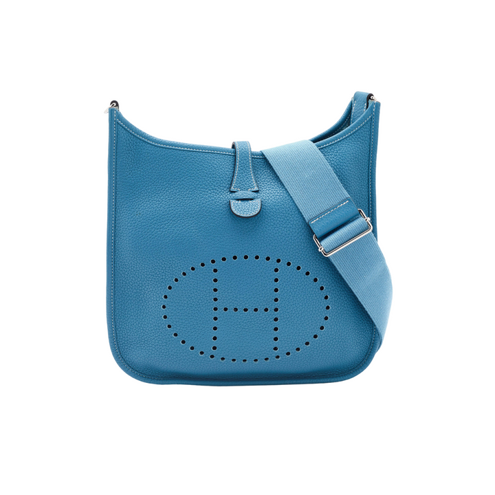 Hermès Blue Jeans Evelyne PM Togo Bag