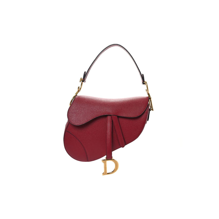 Christian Dior Grained Calfskin Saddle Mini Bag
