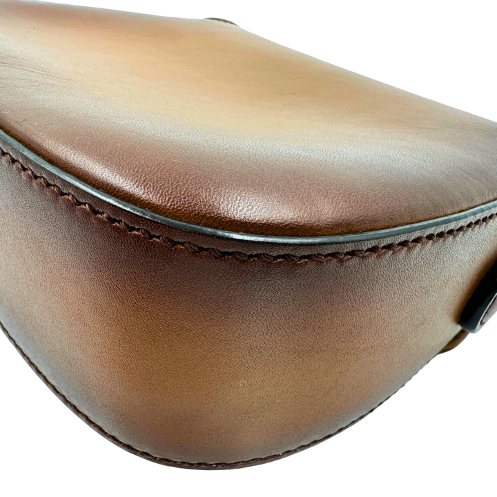 Gucci Brown Ombre Leather Lady Web Shoulder Bag