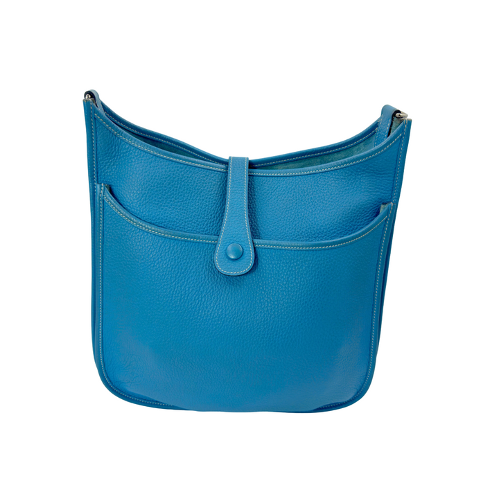 Hermès Blue Jeans Evelyne PM Togo Bag