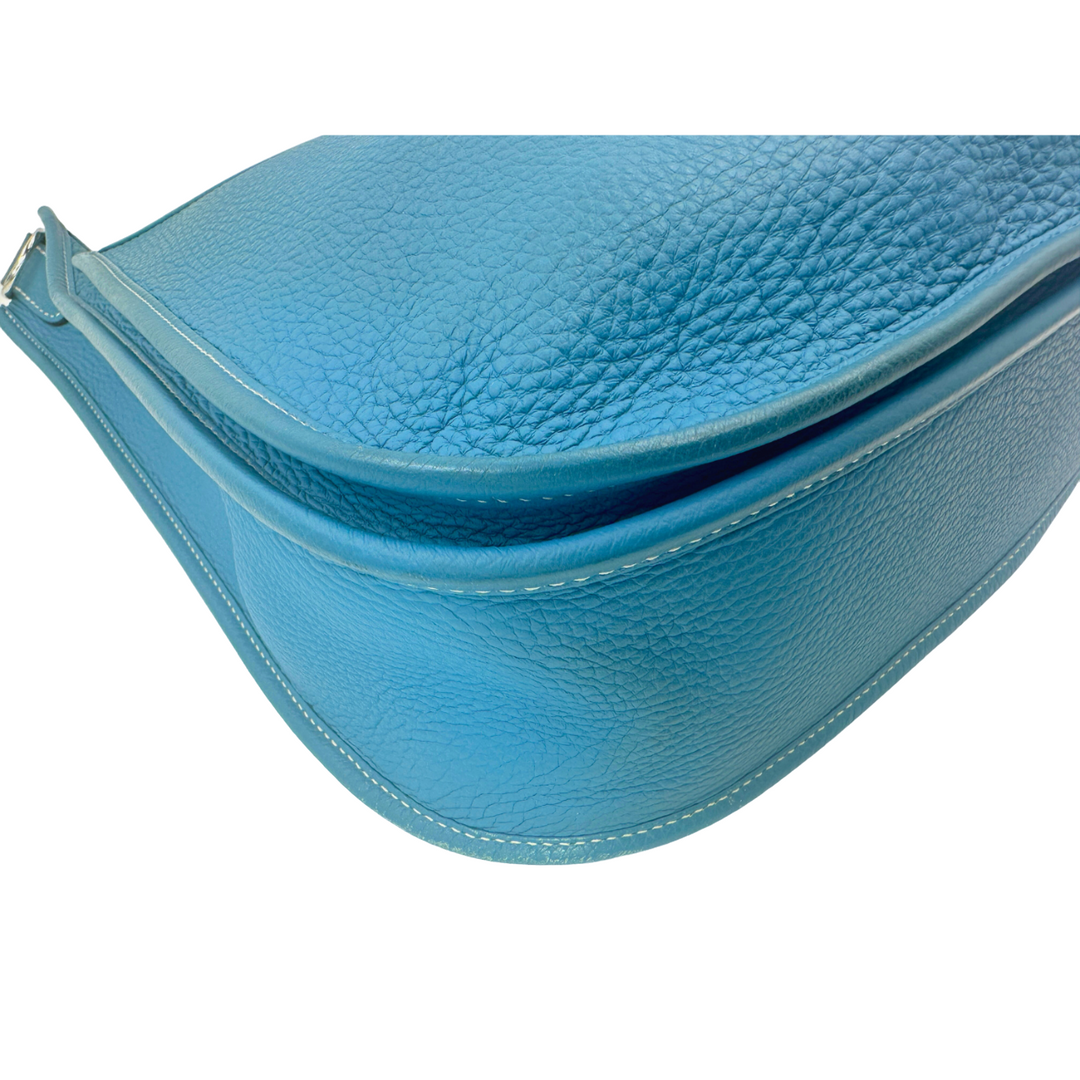 Hermès Blue Jeans Evelyne PM Togo Bag