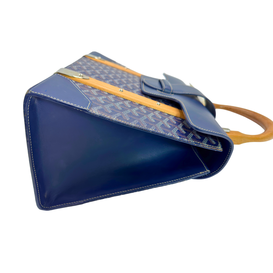 GOYARD NAVY BLUE SAIGON MM BAG