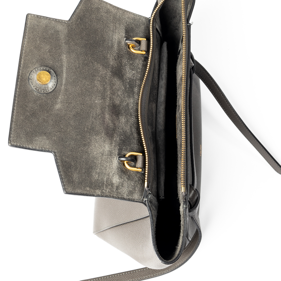 Micro Belt bag in grained calfskin