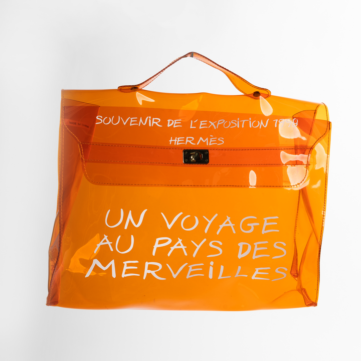 Hermès Vinyl Kelly Beach Bag