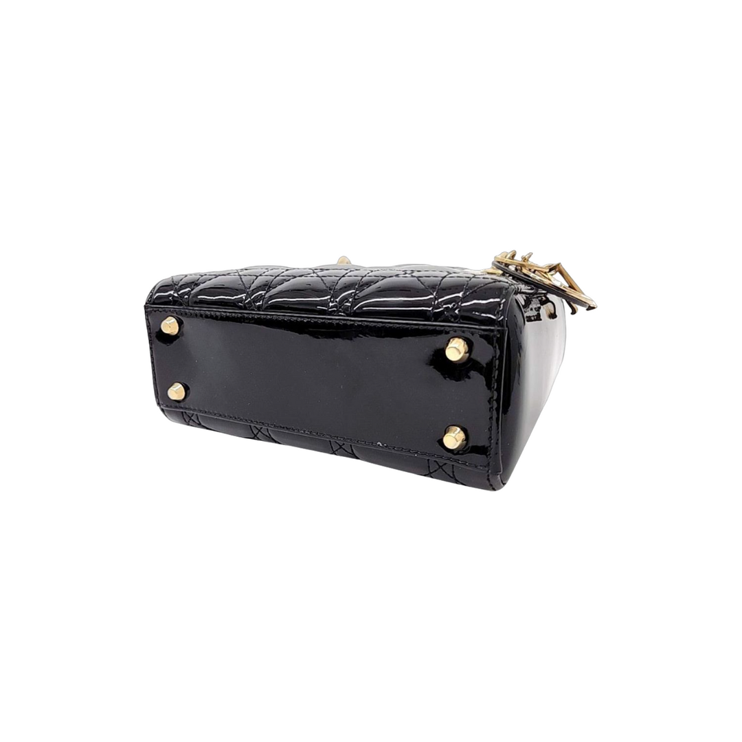 Mini Lady Dior Black Bag - Gemaee  UAE
