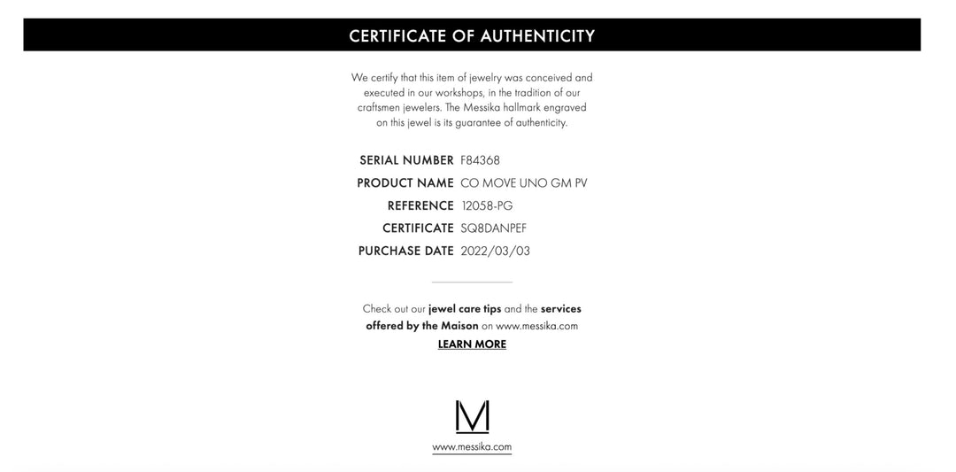 Messika Move Uno Pavé Diamond Necklace in 18K Pink Gold