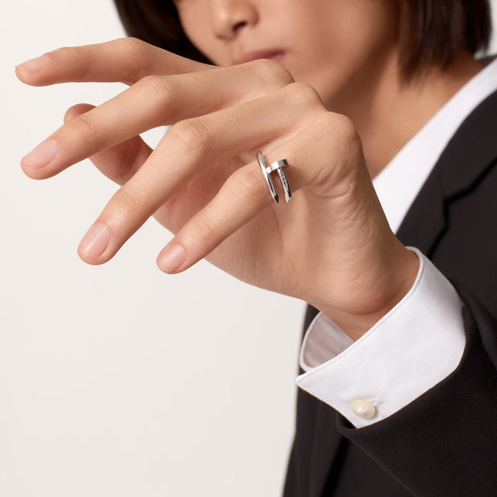 Cartier Juste un Clou Ring Classic Model in 18K White Gold