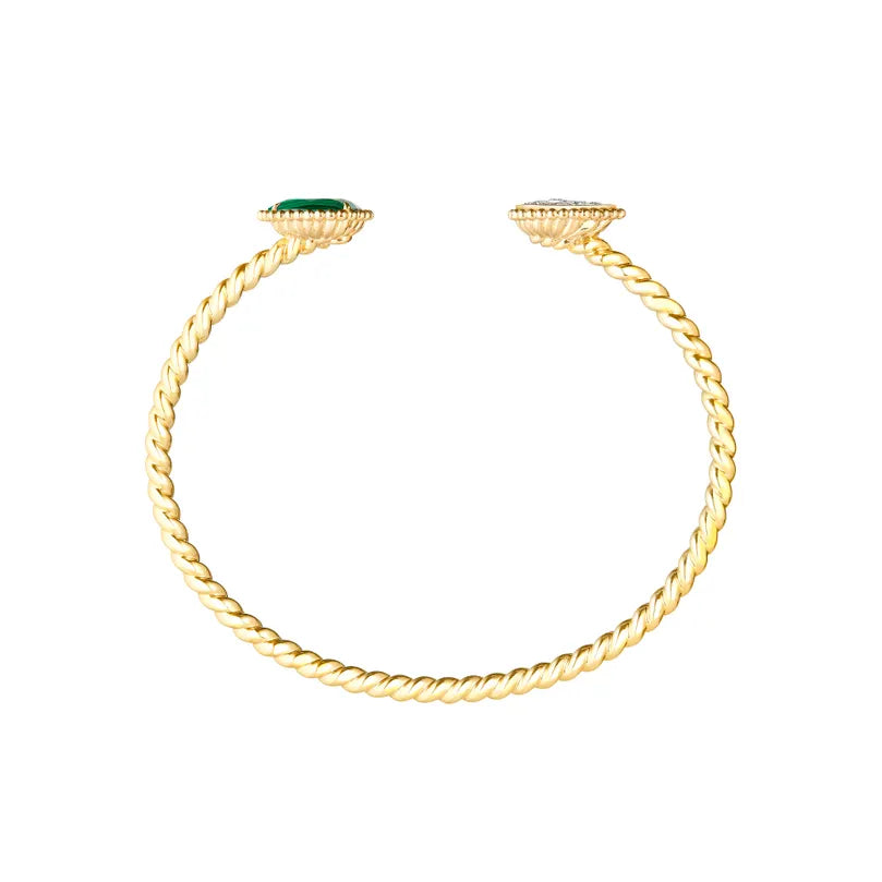 Boucheron Serpent Bohème 2 Motifs Bracelet in 18K Yellow Gold - Gemaee  UAE