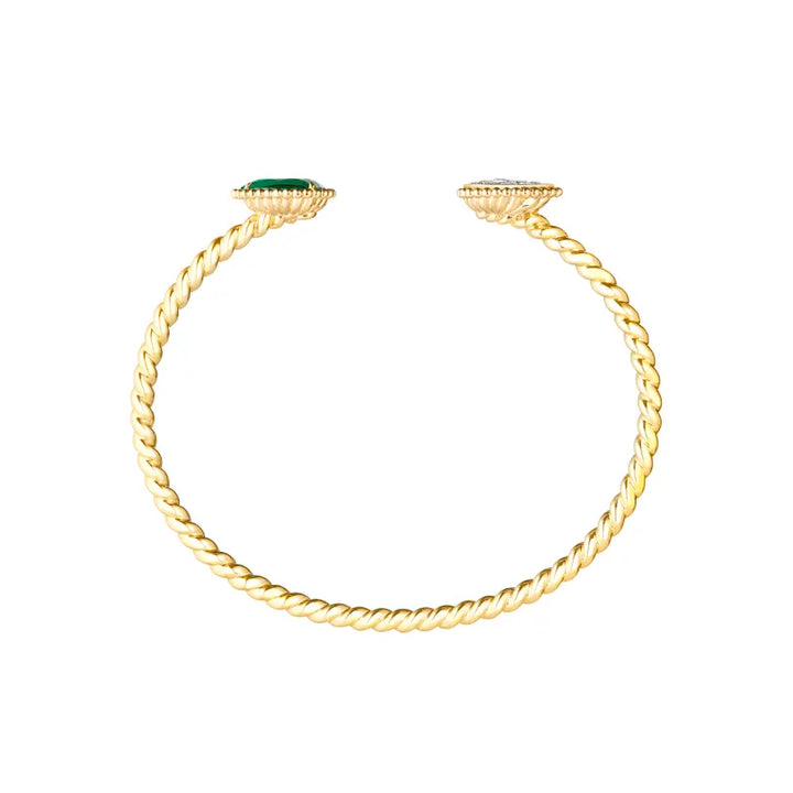 Boucheron Serpent Bohème 2 Motifs Bracelet in 18K Yellow Gold - Gemaee  UAE