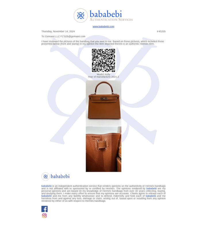 Hermès Kelly Sellier 28 in Gold Color Epsom Leather with Palladium Hardware Bag