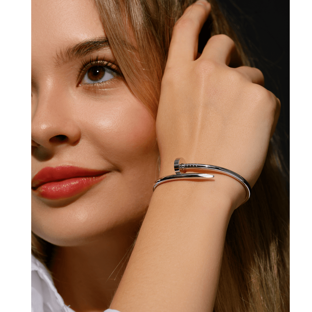 Cartier juste un clou bracelet white gold sale
