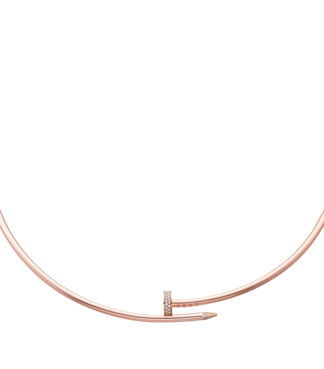 Cartier Juste Un Clou Necklace Rose Gold Diamonds Gemaee UAE