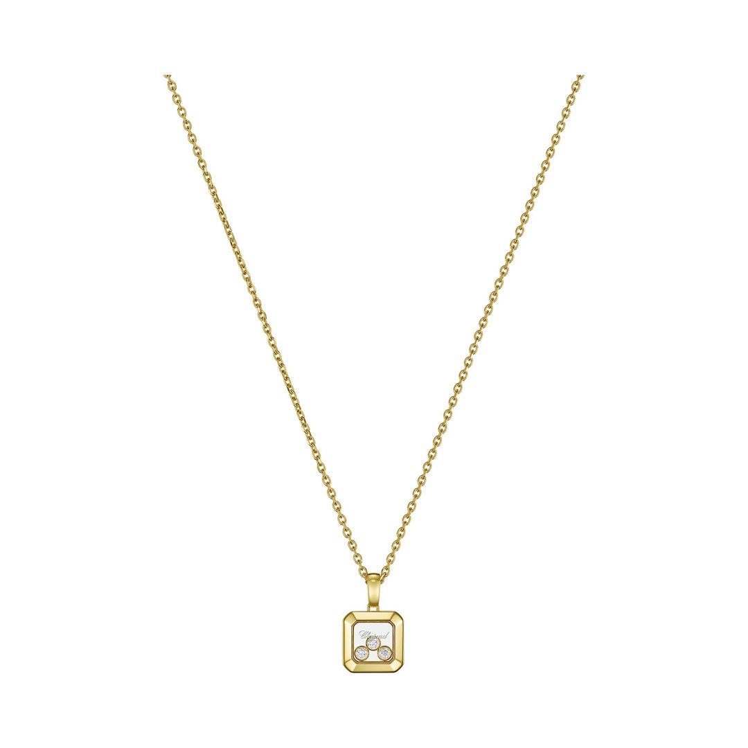 Chopard Happy Diamonds Icons Pendant in 18K Gold with Floating Diamonds - Gemaee  UAE