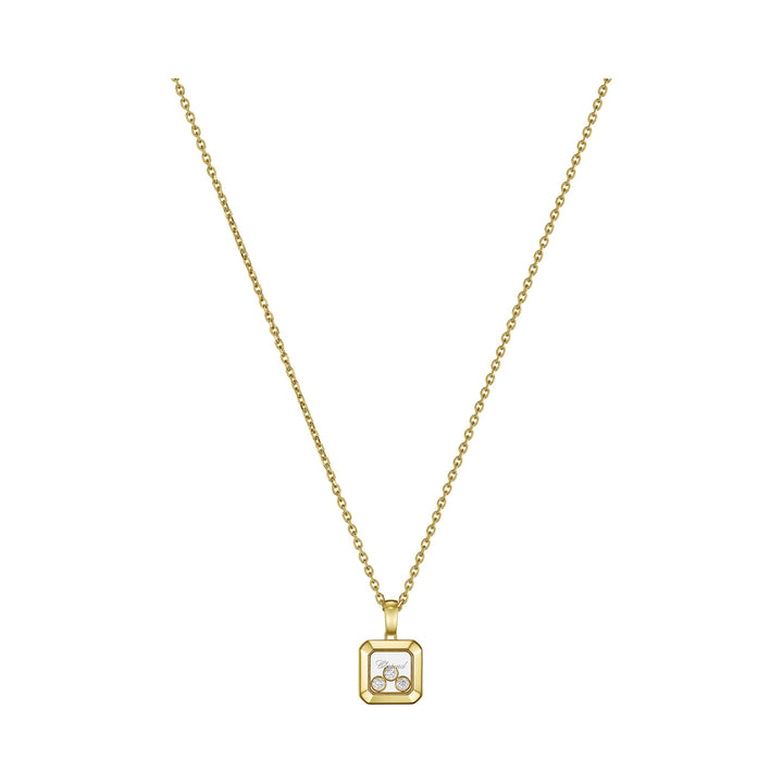 Chopard Happy Diamonds Icons Pendant in 18K Gold with Floating Diamonds - Gemaee  UAE