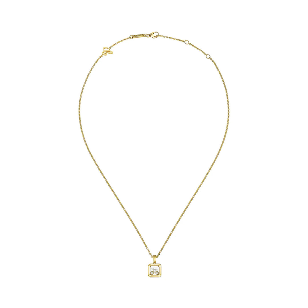 Chopard Happy Diamonds Icons Pendant in 18K Gold with Floating Diamonds - Gemaee  UAE