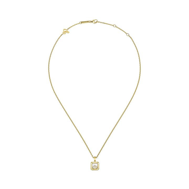 Chopard Happy Diamonds Icons Pendant in 18K Gold with Floating Diamonds - Gemaee  UAE