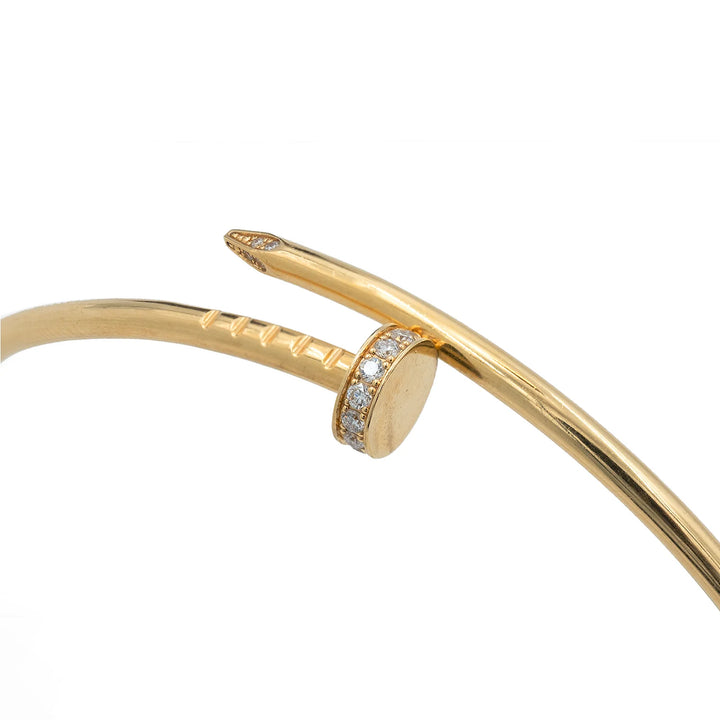Cartier Juste un Clou Bracelet Small Model with Diamond 18K Yellow Gold