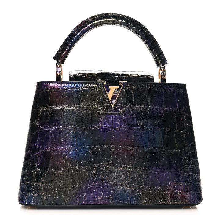 Louis Vuitton Capucines Mini Cosmic Firework Alligator Leather Bag