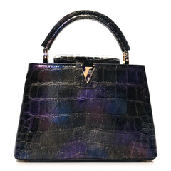 Louis Vuitton Capucines Mini Cosmic Firework Alligator Leather Bag
