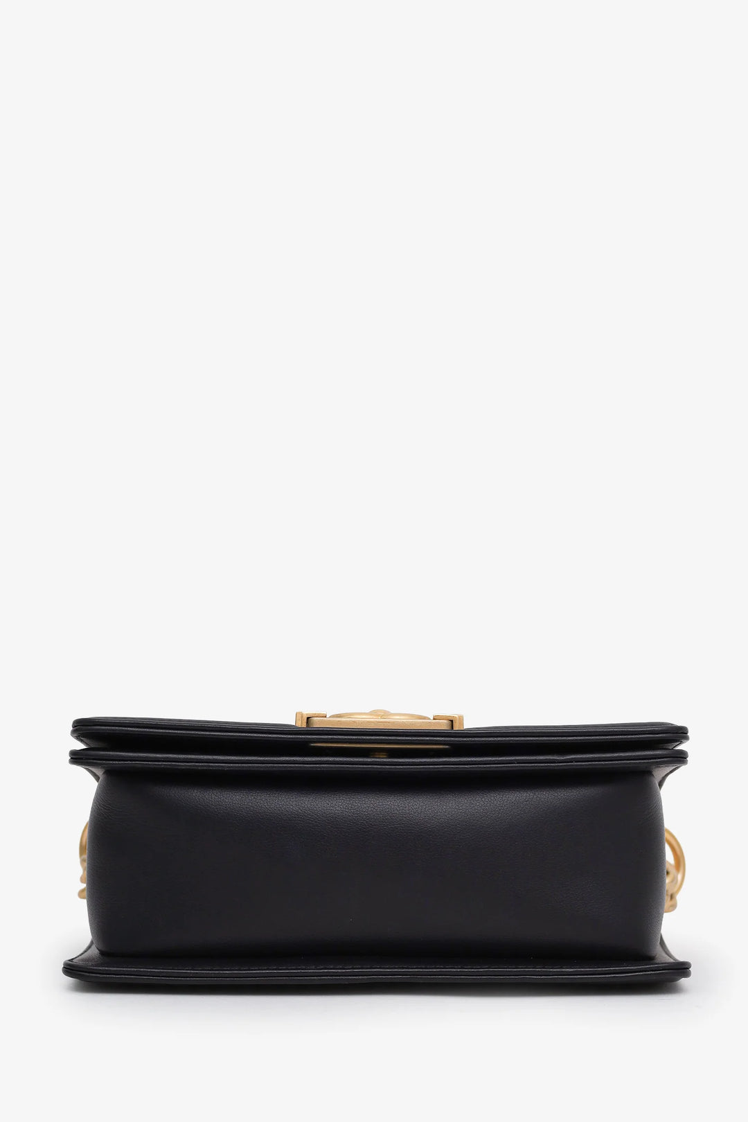 Chanel Boy Small Bag in Black Lambskin with Gold-Tone Hardware