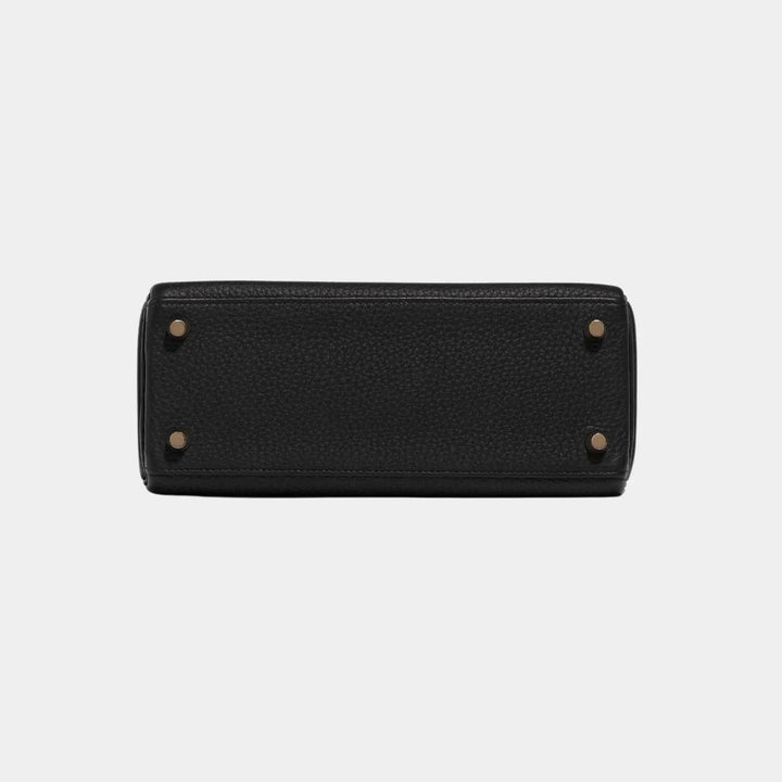 Hermès Kelly II Retourne 25 in Noir Togo Leather with Gold Hardware