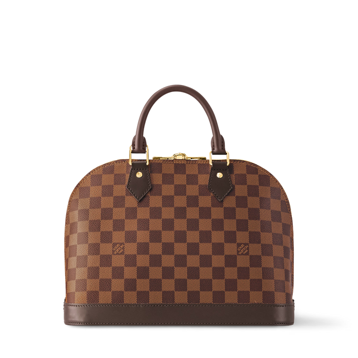Louis Vuitton Alma PM Bag in Damier Ebene Canvas