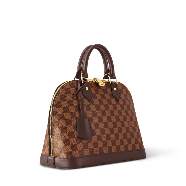Louis Vuitton Alma PM Bag in Damier Ebene Canvas