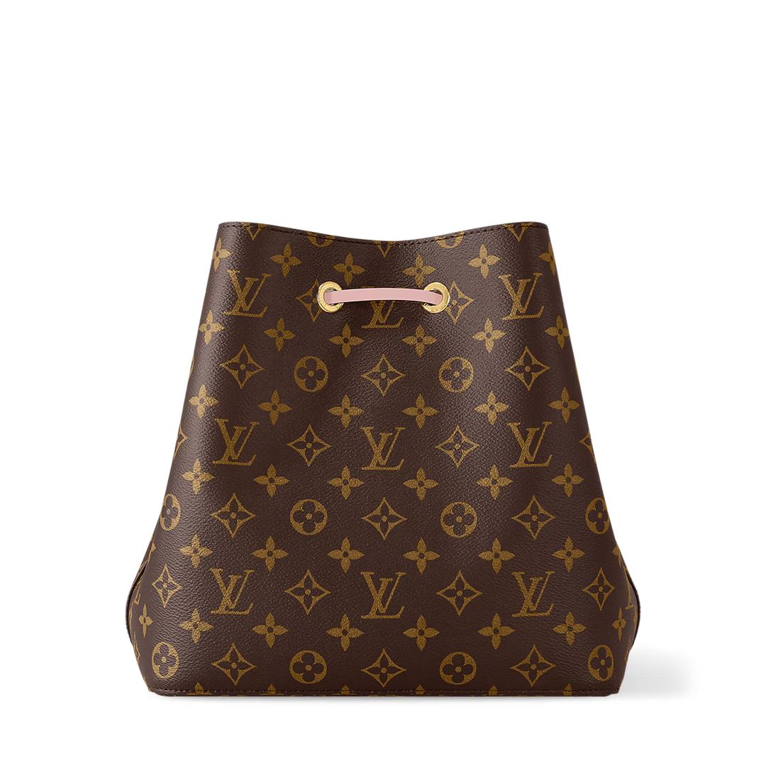 Louis Vuitton NéoNoé MM Bucket Bag Monogram Canvas Rose Poudre Pink