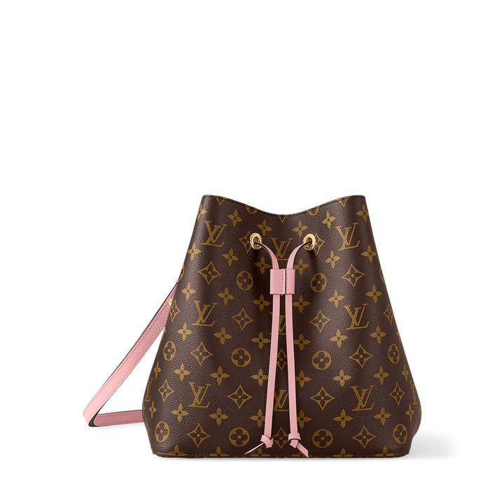 Louis Vuitton NéoNoé MM Bucket Bag Monogram Canvas Rose Poudre Pink