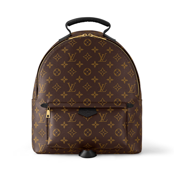 Louis Vuitton Palm Springs MM Backpack in Monogram Coated Canvas with Gold Hardware
