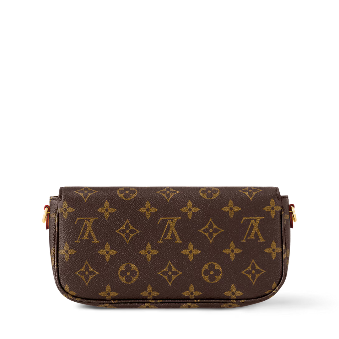 Louis Vuitton Wallet On Chain Ivy Brown Monogram Canvas Bag