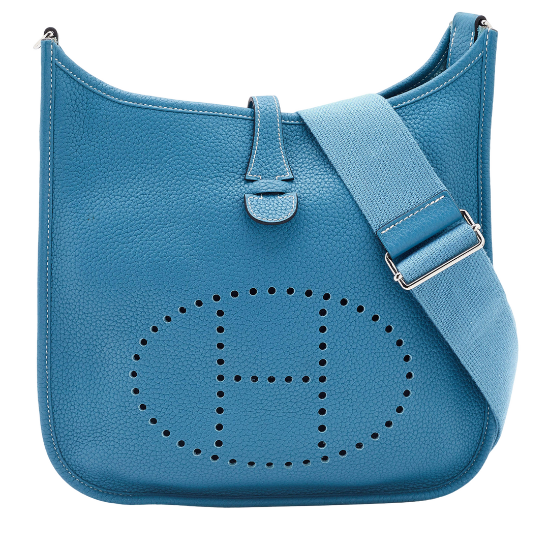 Hermès Blue Jeans Evelyne PM Togo Bag