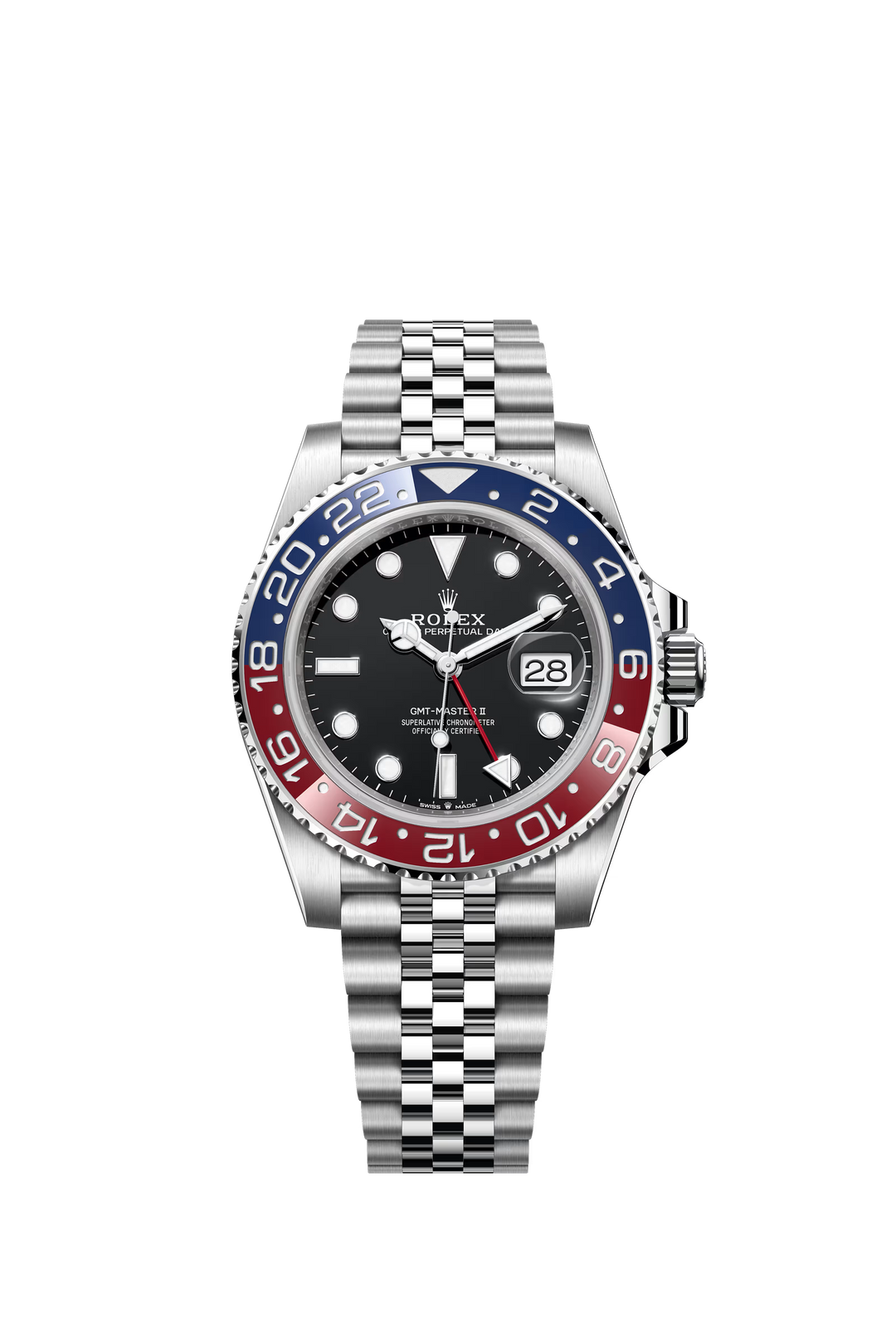 Rolex GMT‑Master II 40mm Black Dial Oystersteel ‘Pepsi’ Watch - Gemaee  UAE