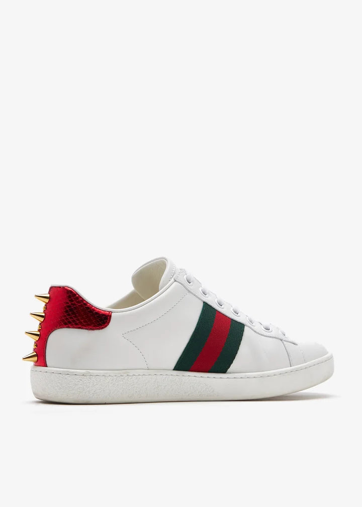 Gucci Ace Studded Pearl Sneakers