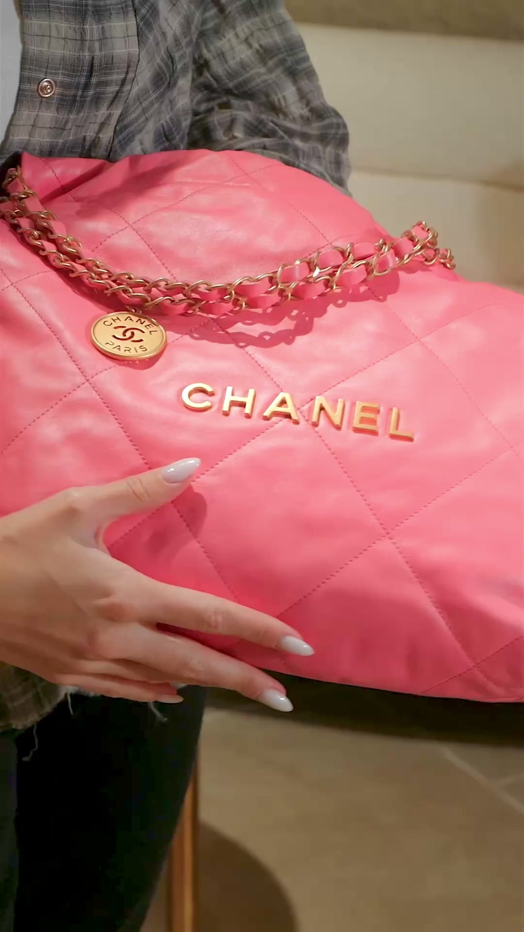 Chanel Pink 22 Small Bag