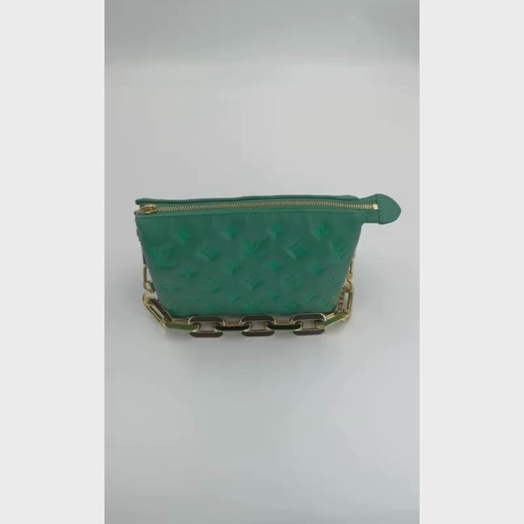 Louis Vuitton Green Monogram Coussin BB Bag