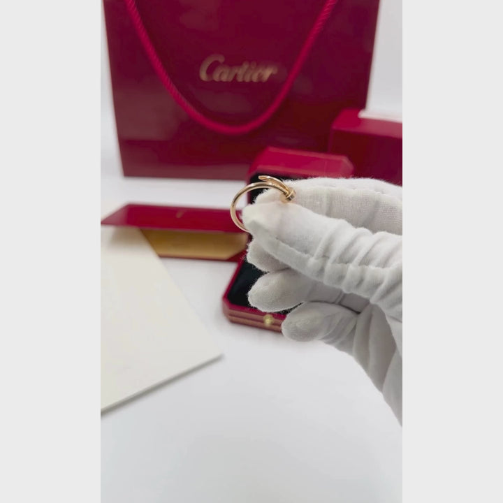 CARTIER JUSTE UN CLOU ROSE GOLD RING SMALL