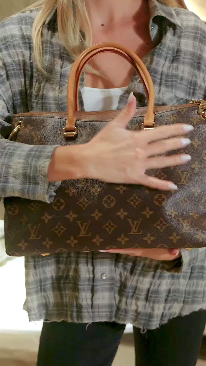 Louis Vuitton Monogram Pallas Raisin Tote