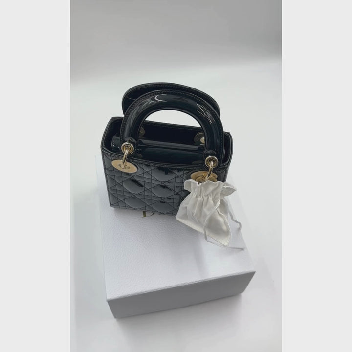 Mini Lady Dior Black Bag