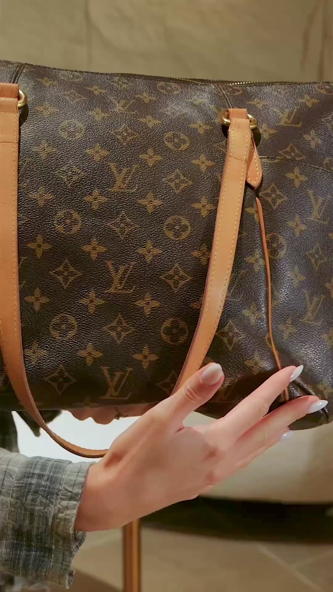 Louis Vuitton Brown Monogram Totally MM Bag
