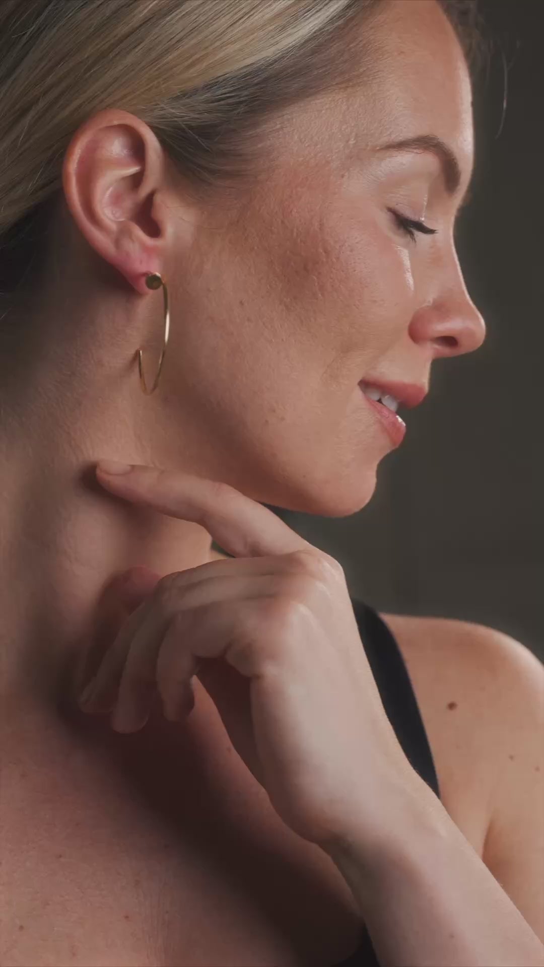 Cartier Juste un Clou Hoop Earrings Large Model 18K Yellow Gold Half Pavé Diamonds