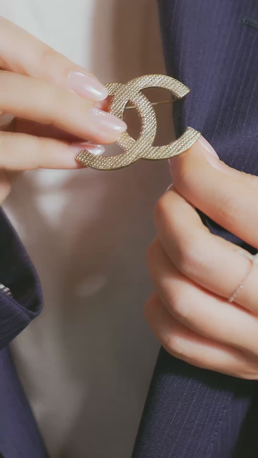 Chanel Golden Brooch