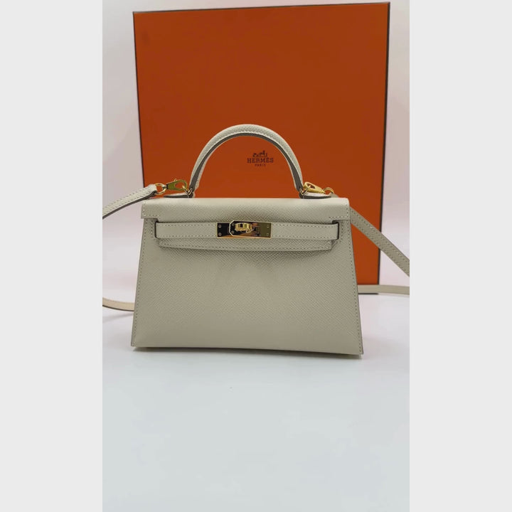 Hermès Mini Kelly Craie Bag