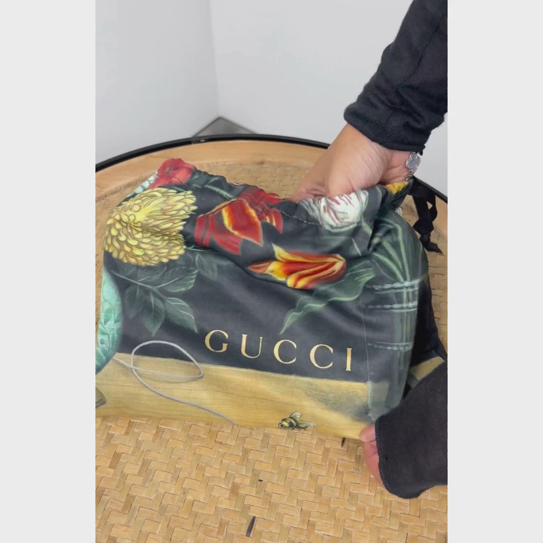 Gucci Black Small Dionysus Leather Shoulder Bag